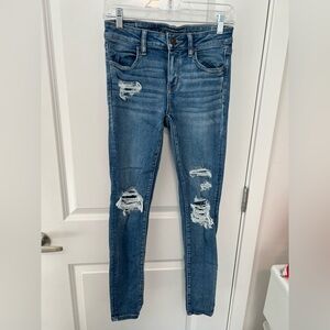 American Eagle Next Level Stretch Distressed Jegging 4R